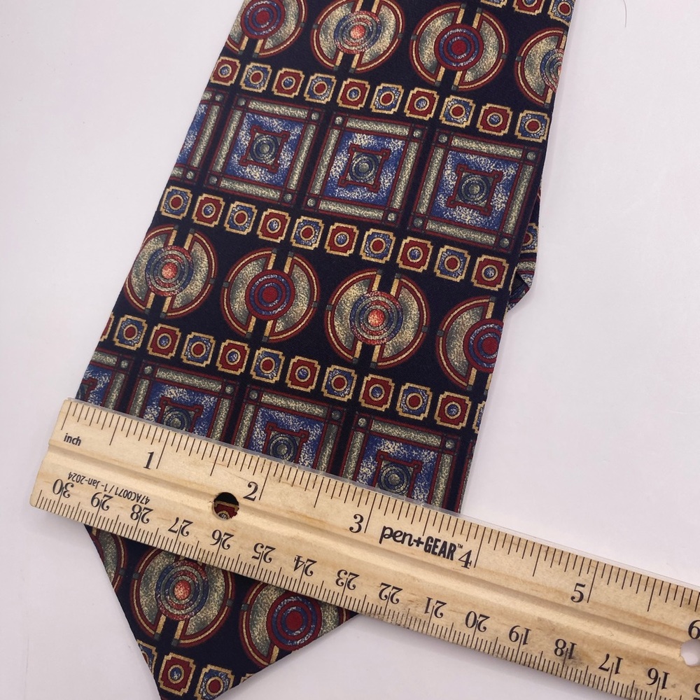 Multicolor Geometric Tie - Picture 6 of 6